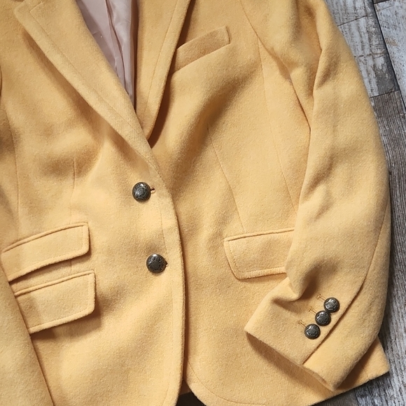 Talbots Mustard Yellow Blazers & Suit Jackets - Picture 3 of 5